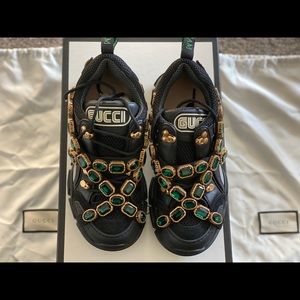 Gucci flashtrack boot with removable gems